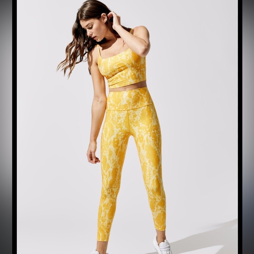 CARBON38 YELLOW SNAKE SKIN SET